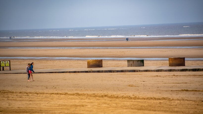 Clean beach at Mablethorpe